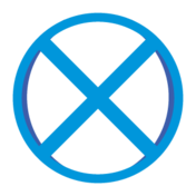 Icon of an X in a circle