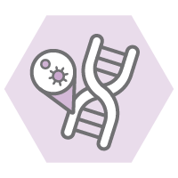 Mutated DNA icon