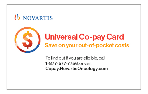 Novartis Universal Co-pay Card